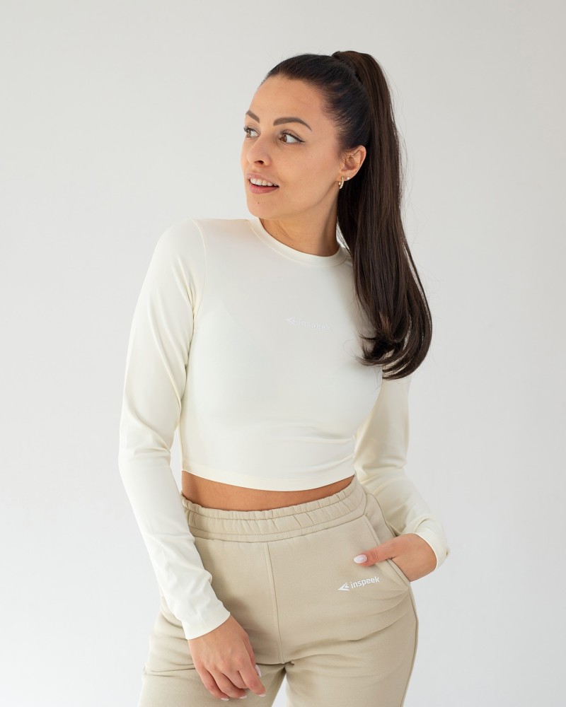 Waniliowy damski Longsleeve Premium - Inspeek