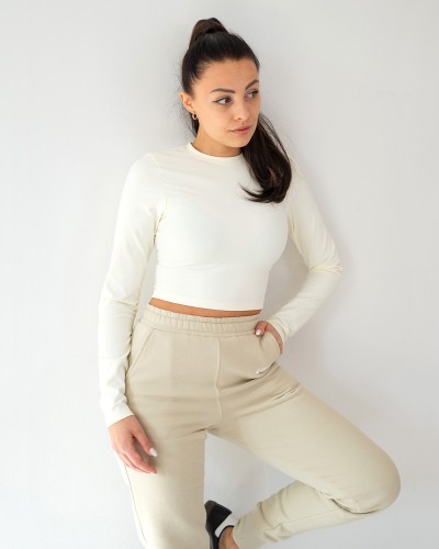 Waniliowy damski Longsleeve Premium - Inspeek