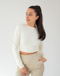Waniliowy damski Longsleeve Premium - Inspeek
