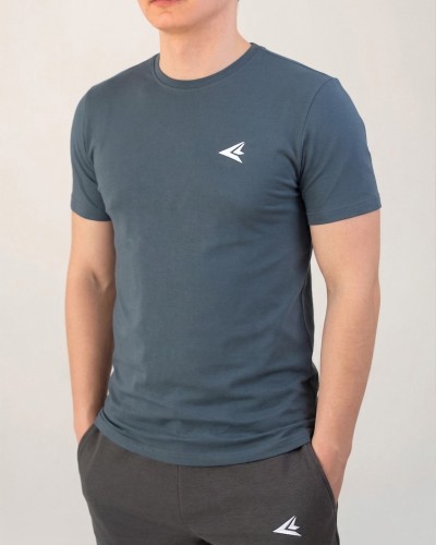 Stalowy klasyczny męski T-Shirt Premium - Inspeek