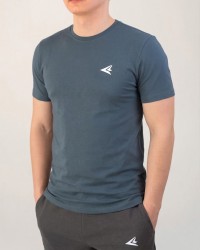 Stalowy klasyczny męski T-Shirt Premium - Inspeek