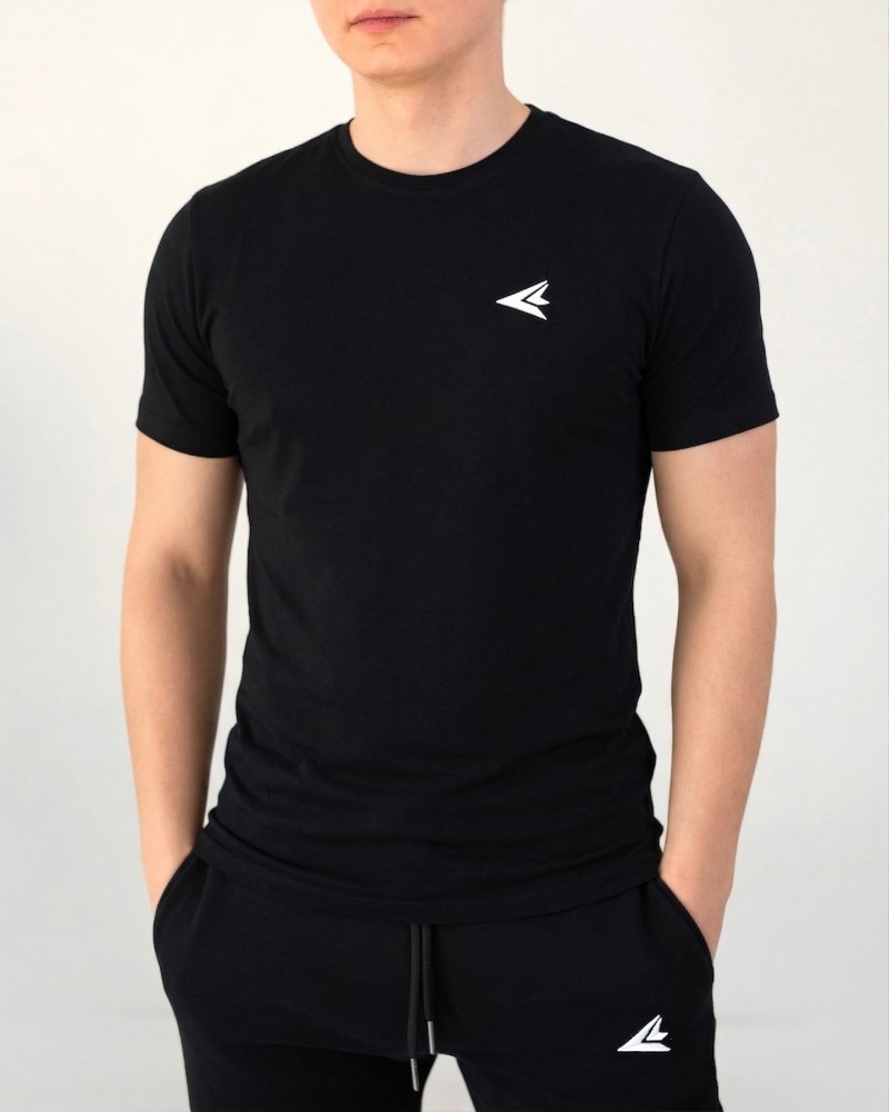 Czarna klasyczny męski T-Shirt Premium - Inspeek
